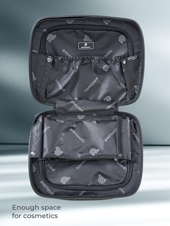 Косметичний кейс Pactastic з жорстким корпусом, поліпропілен, 34x17x27 см, для ручної поклажі, з функцією кріплення на валізу