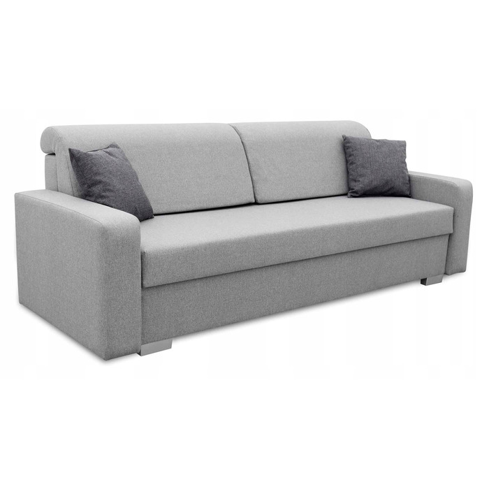 Диван Vigo від Bird Meble, 230 x 88 см, сіра тканина