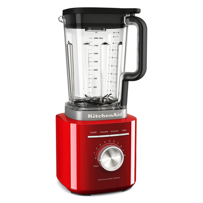 Блендер стаціонарний KitchenAid 5KSB2073EPL Pure Power Empire Red, 1.5 л, 10 швидкостей, для смузі та супів