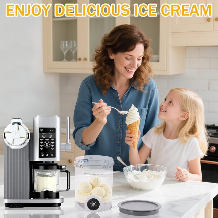 Контейнери Hejo для Ninja Creami Deluxe (4 шт) 680 мл, для NC500/NC501/NC701eu - контейнери для морозива з кришкою