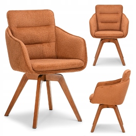 Стілець Mebel-Partner, тканина, коричневий, 1 шт.