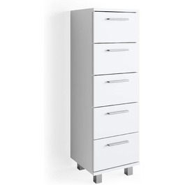 Пенал для ванної Vicco Ilias, білий, 30x95 см