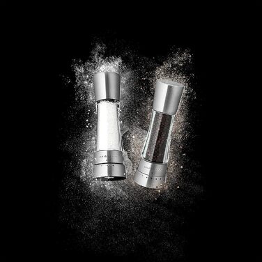 Млинниця для солі Cole & Mason Derwent Precision+, акрилова з регульованим сталевим механізмом, 190 мм