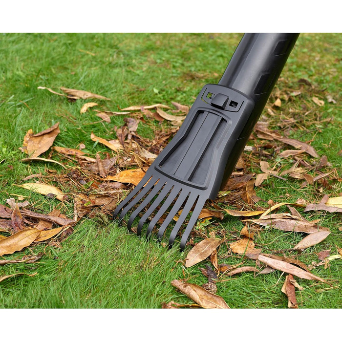 Black+Decker 3-в-1 електропристрій для прибирання листя BEBLV301 (3000 Вт) з подрібнювачем, решетом та мішком-рюкзаком 72л - висока швидкість видуву та регульована потужність всмоктування