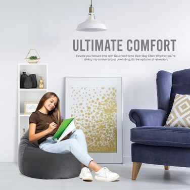 Крісло-мішок Easy XL, 220 л, антрацит