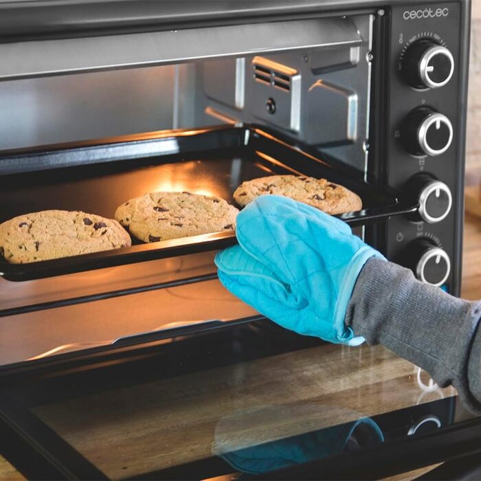 Міні-піч Cecotec Bake&Toast 1090 White 46л з грилем та таймером 60 хв, 1000 Вт, до 230°C