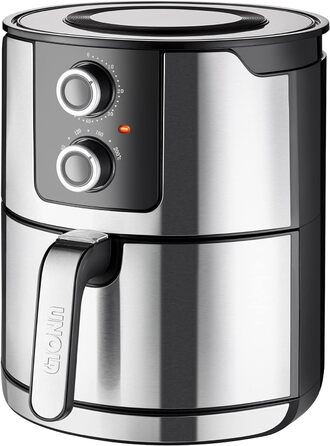 Аерофритюрниця Unold 58655 XL 5 л, без масла, для здорового смаження, гриль, запікання, сушіння, 80-200°C, BPA-free, автоматичне відключення