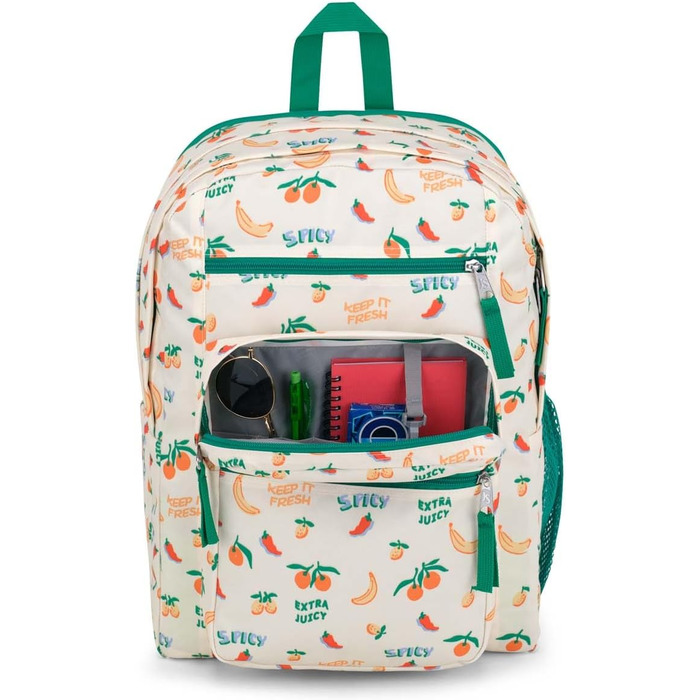 Рюкзак JanSport Big Student Five A Day Cream, великий шкільний кремовий