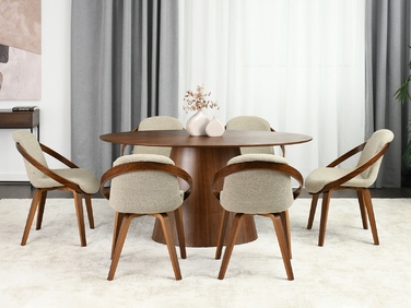 Стілець Mebel-Partner, тканина, бежевий, 1 шт.