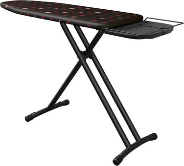 Праска Laurastar Comfortboard Lips 38×120 см, бавовна, універсальна дошка для прасування, регульована висота, підставка для парогенератора, зручне зберігання