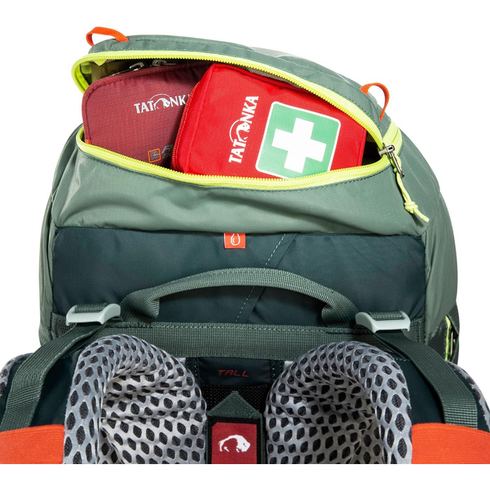 Рюкзак Tatonka Yukon JR 32L для підлітків, туристичний, регульована спинка, з перероблених матеріалів, зелений