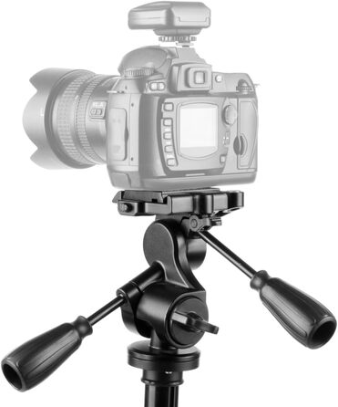 Професійний фотоштатив Walimex pro WAL-6702 з 3D-головою FT-6653H, вантажопідйомність 12 кг, флюїдна амортизація, з чохлом