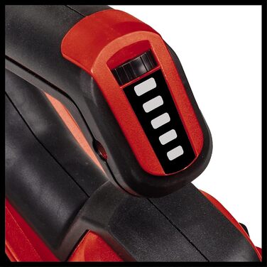 Einhell GE-UB 18/250 Li E-Solo Акумуляторний повітродув Power X-Change (18 В, 250 км/год, 3-частинна труба, регулювання швидкості, без акумулятора)
