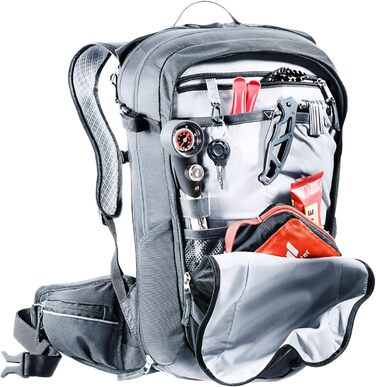 Велосипедний рюкзак Deuter Compact EXP 14, графітово-чорний