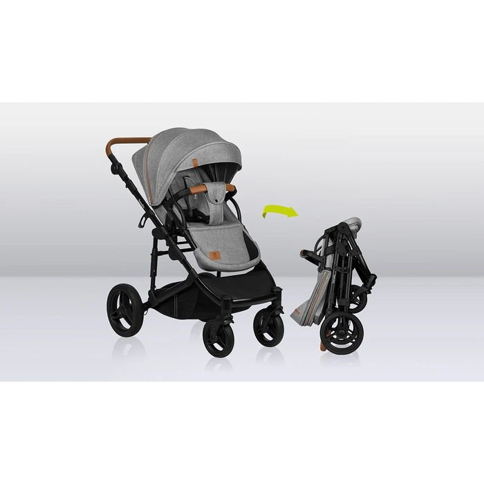 Дитячий візок 2в1 Lionelo LO-MARI TOUR 2IN1, колір Grey Stone