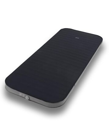 Самонадувний кемпінговий килимок qeedo Cloudmat Premium — м'який похідний матрац Soft Touch з подвійним вентилем для подорожей та кемпінгу, Dark Navy, однопомісний