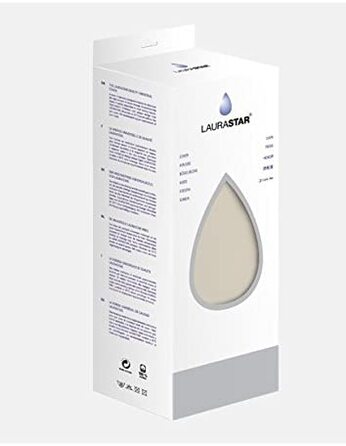 Універсальний чохол для прасувальної дошки Laurastar, 131x55 см, бежевий, 100% бавовна, унікальний дизайн, підходить для всіх марок, зручне кріплення, можна прати в машинці
