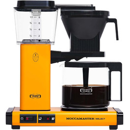 Кавоварка Moccamaster KBG Select, фільтраційна, 1.25 л, жовта Yellow Pepper
