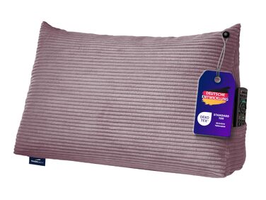 Подушка для спини та читання Traumnacht Cozy 70x40 см, знімний чохол з 100% поліестеру, рожевий, з бічною кишенькою, сертифікат Öko-Tex, німецька якість