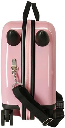 Дитяча валіза Disney Wishes Come True, рожева, ABS, 50x38x20 см, 34 л, 2 колеса, ручна поклажа