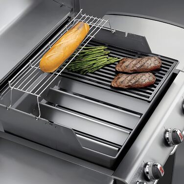 Ароматизуючі пластини Flavorizer Bars з нержавіючої сталі для гриля Weber Spirit I & II 300 серії, 38,9 см, модель 7636 – змінні захисні пластини для грилів E310, E320, E330, S310, S320, S330