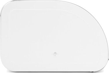 Хлібниця Brabantia Roll-Top з кришкою-ролетом, біла, середній розмір, 306044