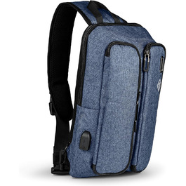 Сумка слінг Boostbag Sling синя — багатофункціональна наплічна сумка для планшета 10,1
