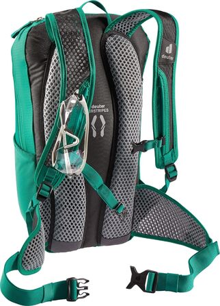 Велосипедний рюкзак Deuter Race X 12 л, кольори fern-graphite
