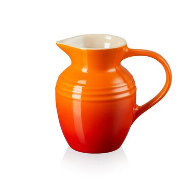Керамічний глечик для соку Le Creuset Klassik, 0,6 л, колір Офісно-червоний (Ofenrot), керамічний