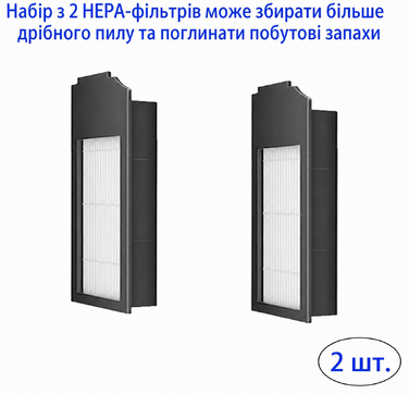 Комплект запасних частин ZYBULSHJT для пилососа ECOVACS Deebot X1 (Omni, Turbo): роликова щітка, бокові щітки, фільтри, серветки, мішки