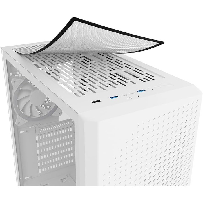 Корпус для ПК Sharkoon VS9 RGB Midi ATX, білий