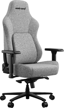 Крісло геймерське ігрове Anda Seat Phantom 4 Pro L до 100 кг Gray Fabric (AD18YSDC-72-G-F-G02)