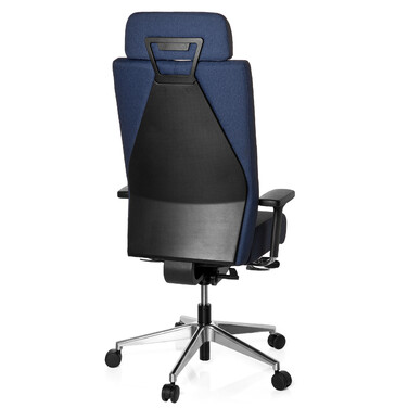 Офісне крісло / поворотне крісло PRO-TEC XXL з повною м'якою оббивкою Blue HJH OFFICE