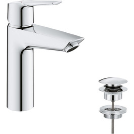 Змішувач для ванної кімнати GROHE Start, водозберігаючий, хром, з Pop-Up, 19см, 24204002