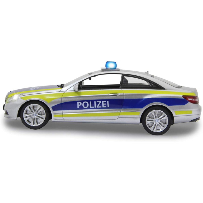 Модель Mercedes-Benz E350 Coupe 1:16 JAMARA 410023, 2.4GHz, світло-звукові ефекти (сирена, сигналізація, блимання, 4 швидкості)