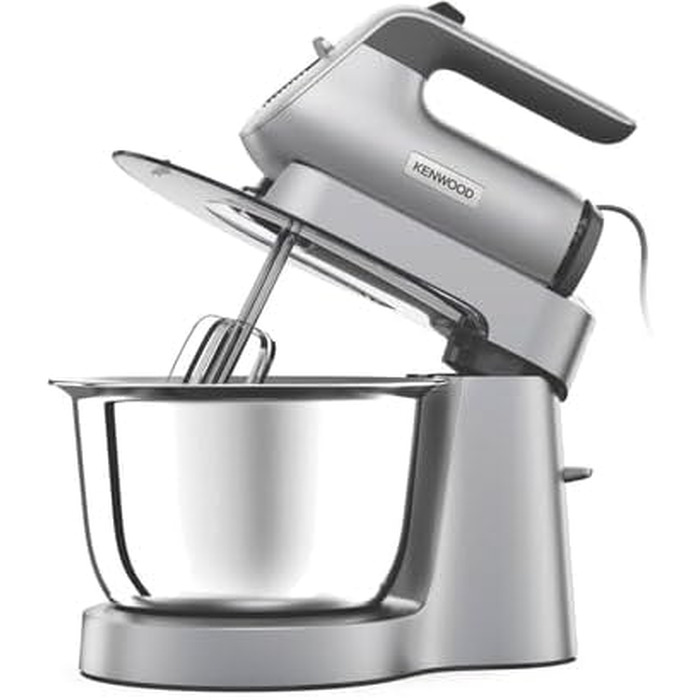 Кухонна машина-міксер Kenwood Chefette HMP54.000SI, чаша з нержавіючої сталі 3.5 л, 650 Вт, сріблястий