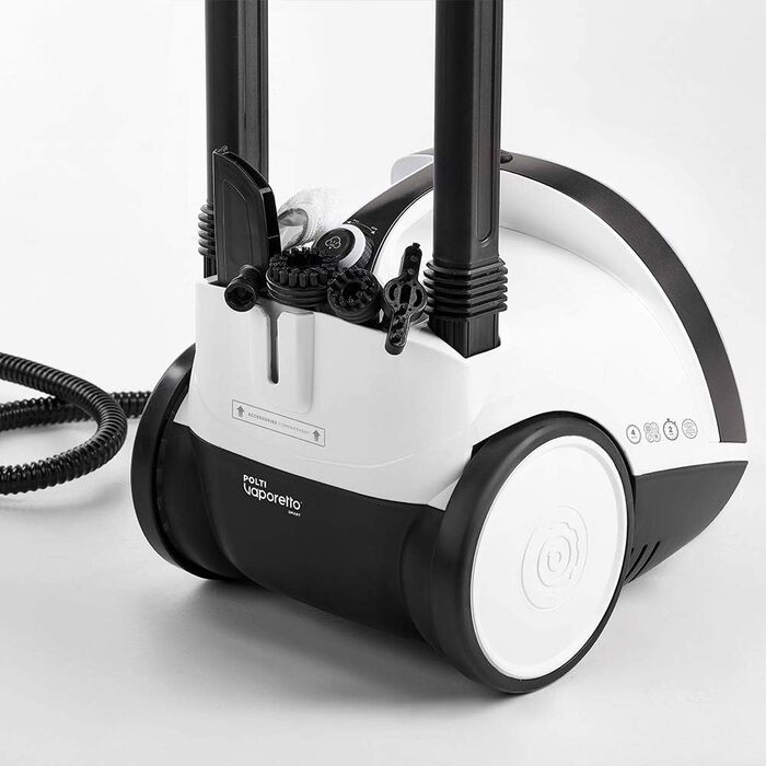 Парова швабра Polti Vaporetto Smart 120 з високотисковим бойлером, 4 бар, знищує 99,99% вірусів, мікробів і бактерій, 14 насадок