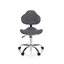 Дитячий письмовий стілець / дитяче крісло KIDDY GTI-3 тканина сірий hjh OFFICE