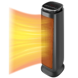 Керамічний обігрівач Midea 2000W з ECO-режимом, поворотним механізмом 70°, таймером на 8 годин та захистом від перегріву для вітальні та офісу