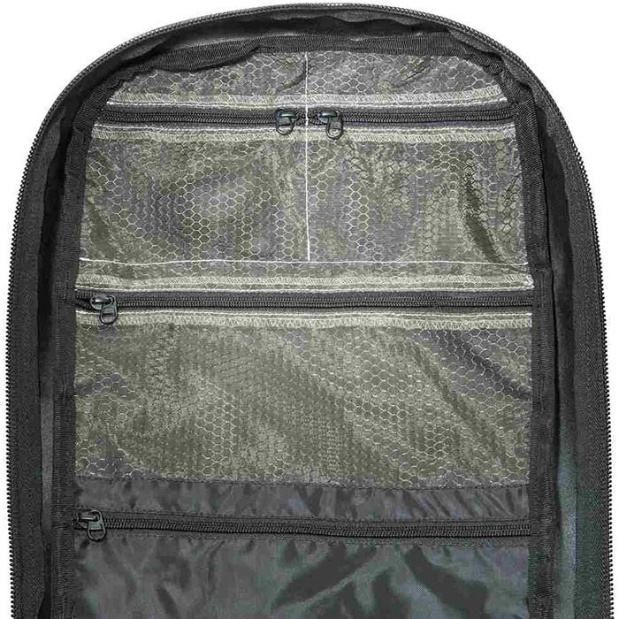 Міський рюкзак Tasmanian Tiger TT Urban Tac Pack 22 л, легкий, для чоловіків, університету, роботи, спорту чи школи, зі знімними поясним і грудним ременями, Molle-сумісний, чорний