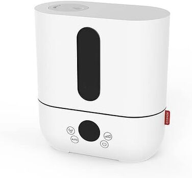 Ультразвуковий зволожувач повітря BONECO U250, 3,5 л, для приміщень до 50 м², арома-функція, автоматичний режим, нічне підсвічування, з водяним фільтром, білий