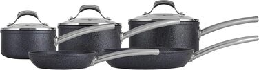 Набір сковорідок Tower TruStone Aluminium Violet Black 3 предмети (5-ти предметний набір)