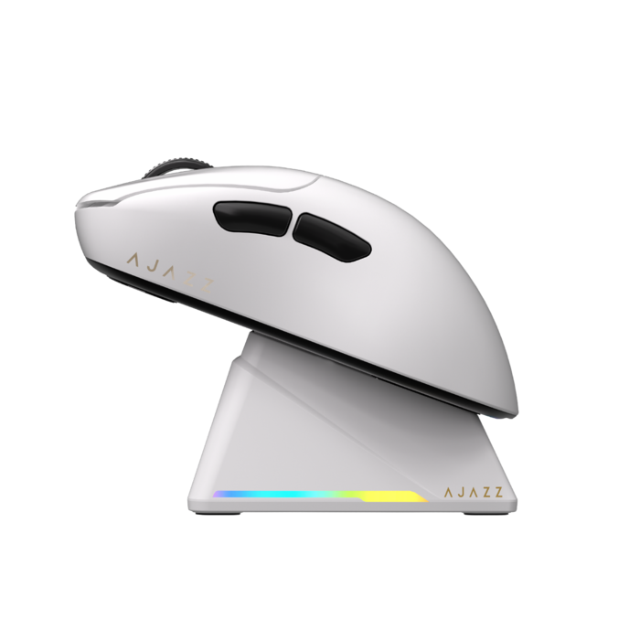 Ігрова бездротова миша Ajazz  AJ179PRO -3 Mod-White-3395-8K Charging Dock
