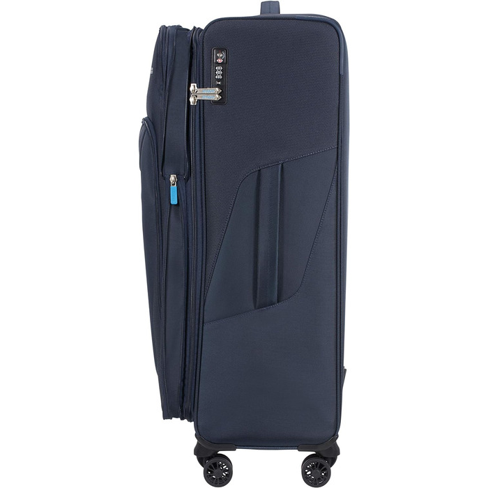 Валіза American Tourister Summerfunk, синя, 79 см, 119 л, розширювана, на 4 колесах