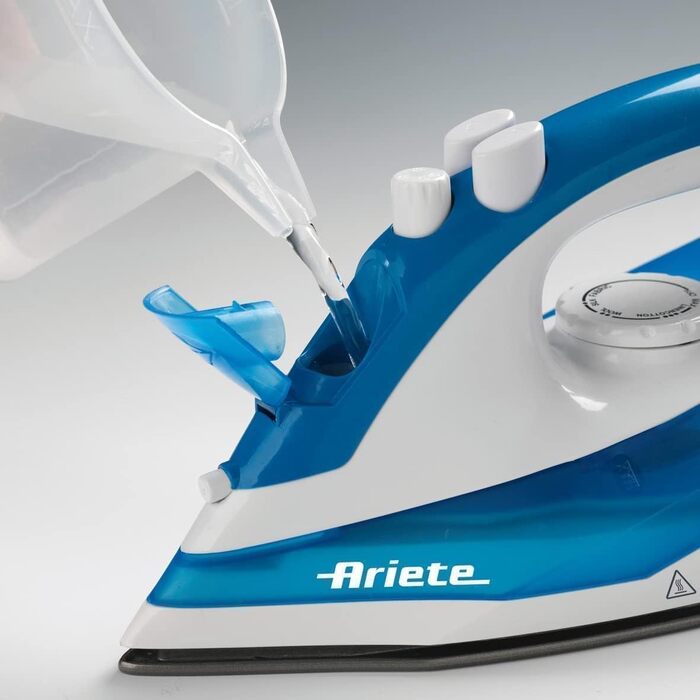 Парова праска Ariete 6234, 2000 Вт, синя, антипригарна підошва