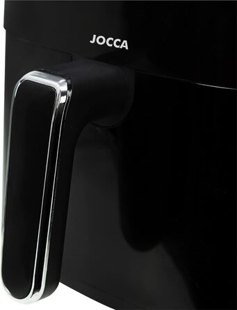 Аерофритюрниця JOCCA 5L, безмасляна фритюрниця 1450W з LED сенсорним екраном та регулюванням температури, чорна