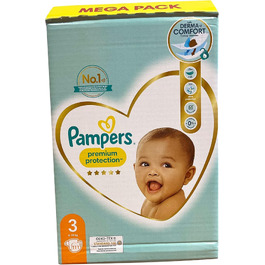 Підгузки Pampers Premium Protection розмір 1, 2-5 кг, 56 шт