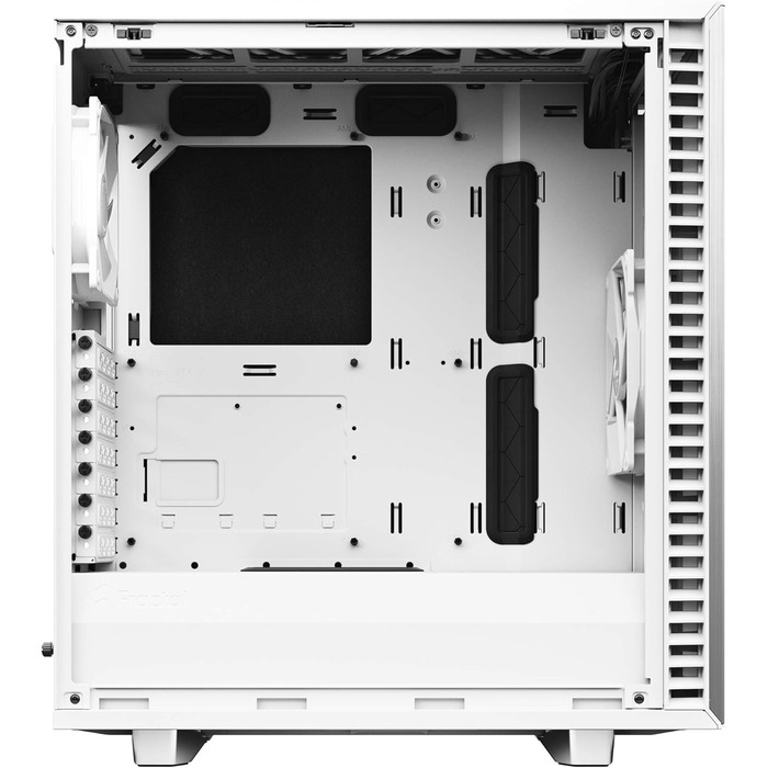 Корпус Fractal Design Define 7 Compact White ATX, алюміній/сталь, шумоізольований, білий, для тихого ПК