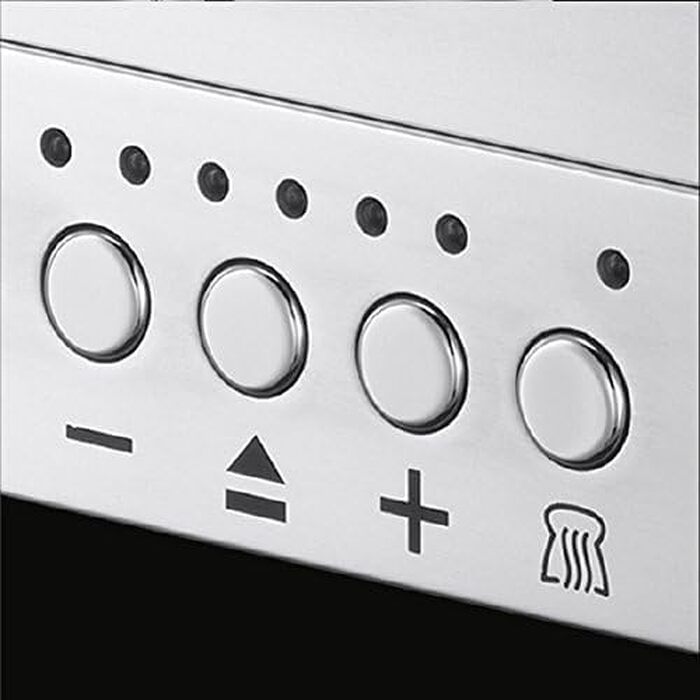 Тостер Russell Hobbs Elegance Glas/Нержавіюча сталь - 2 слоти, розморожування, підігрів, 6 режимів