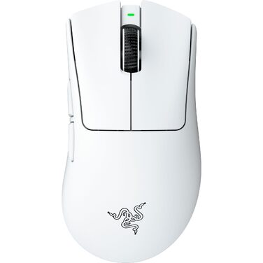 Ігрова бездротова миша Razer DeathAdder V4 Pro White: ергономічна, ультралегка (55г), 26K DPI, HyperSpeed, до 100 годин роботи